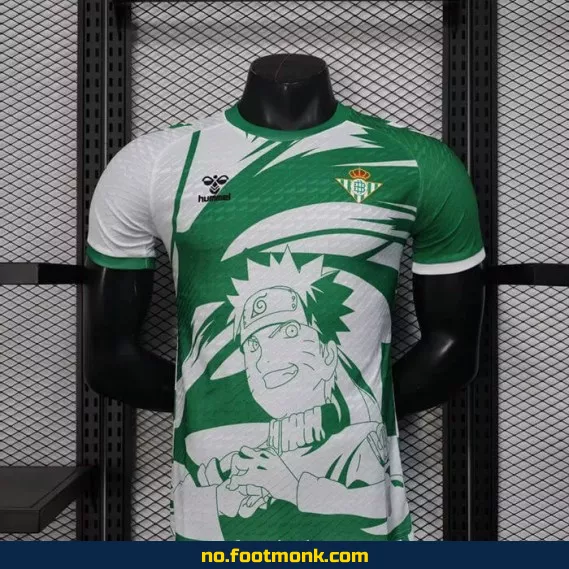 Offisiell Real Betis Fotballdrakt 2025-2026 – Naruto Shippuden Spesialdesign – Kjøp Fotballtrøye for Barn og Voksne | Autentisk Replica | Fotballdrakt med Navn
