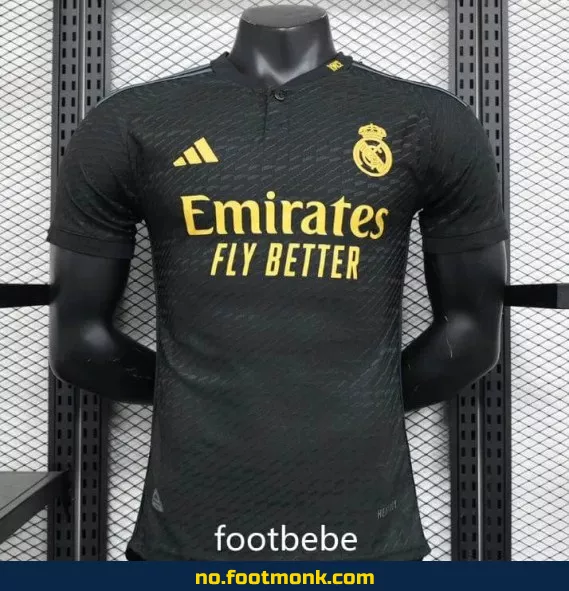 Real Madrid treningsdrakt 2023/2024 svart – Offisiell fotballdrakt for voksne og barn – Kjøp nå