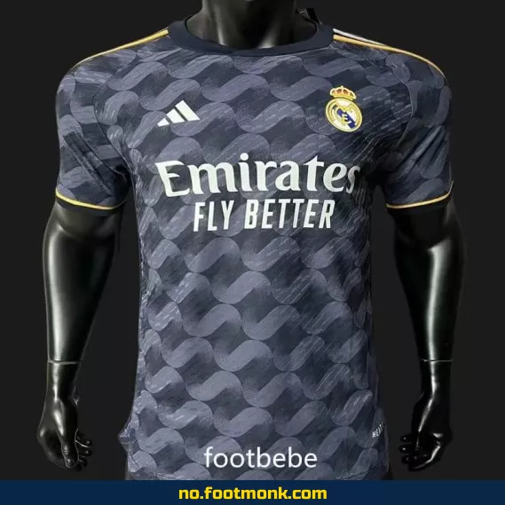 Ekte Real Madrid 2023/2024 Bortedrakt – Offisiell Fotballdrakt med Navn – Kjøp Billige Fotballtrøyer Online
