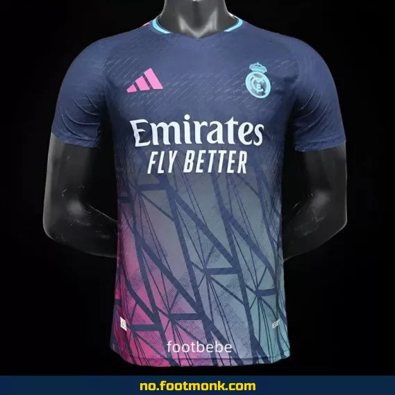 Real Madrid 2024/2025 Fotballdrakt – Lilla Degradé | Offisiell Klubbdrakt | Barn og Voksne | Fotballtrøye med Trykk | Nettbutikk