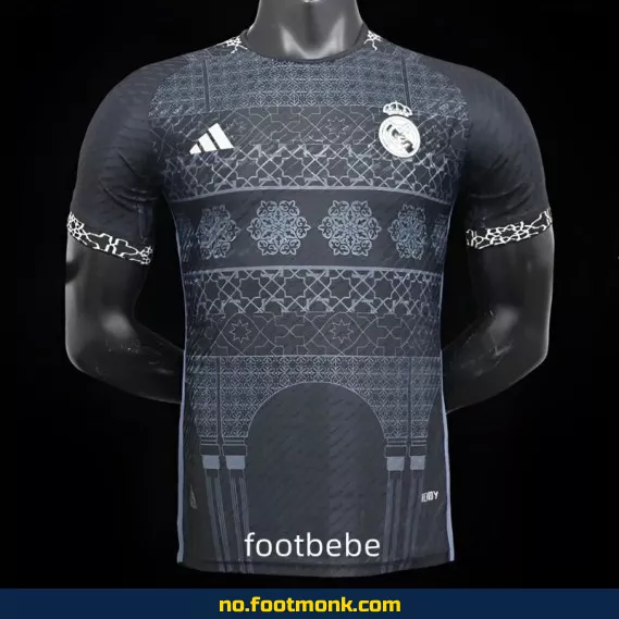 Real Madrid 2024/2025 Spesialutgave Svart Fotballdrakt – Offisiell Klubbtrøye for Barn og Voksne | Kjøp Fotballdrakter på Nett