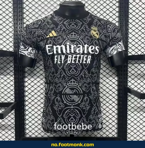 Real Madrid 2024/2025 Spesialutgave Svart Fotballdrakt – Offisiell Klubbdrakt for Voksne og Barn