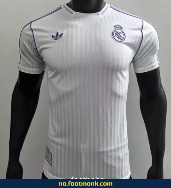 Ekte Real Madrid Fotballdrakt 2025-2026 Hjemme – Hvit | Offisiell Fotballtrøye for Voksne og Barn | Kjøp Nå