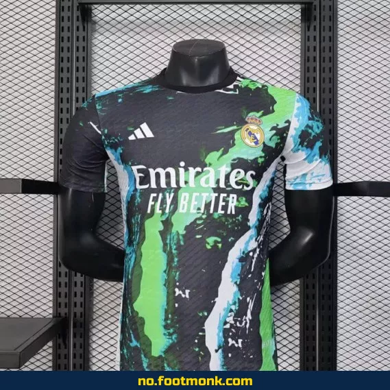 Ekte Real Madrid Fotballdrakt 2025-2026 Spesialutgave – Offisiell Fotballtrøye med Navn, Barn/Voksen