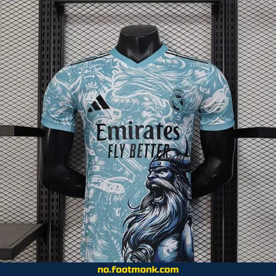 Real Madrid 2025-2026 Spesialutgave Fotballdrakt – Blå | Offisiell Fotballdrakt | Kjøp Nå | Barn og Voksne | Fotballtrøye med Navn | Autentisk Design