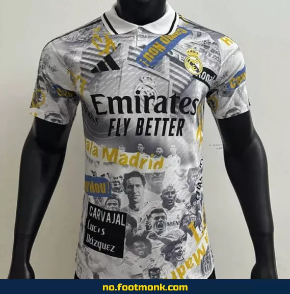 Authentisk Real Madrid Fotballdrakt 2025-2026 Concept – Offisiell Fotballtrøye med Navn, Barn og Voksen – Kjøp Nå i Nettbutikken