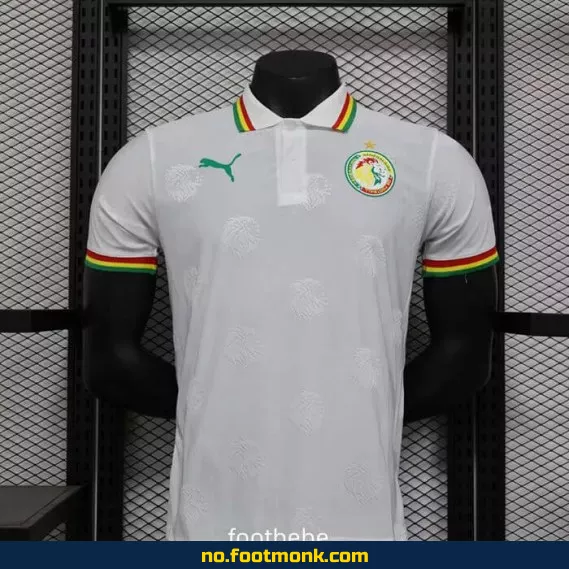 Senegal 2024-2025 Hjemmedrakt Spesialutgave Hvit – Offisiell Fotballdrakt for Voksne og Barn