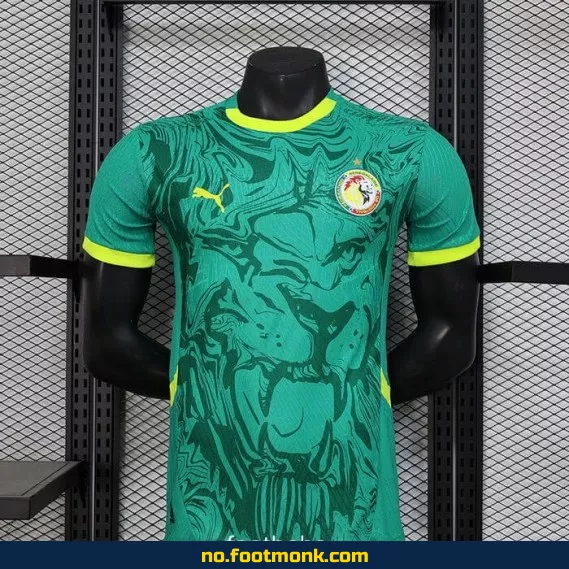 Senegal 2024-2025 borte fotballdrakt grønn – Offisiell drakt, fotballtrøye for voksne og barn
