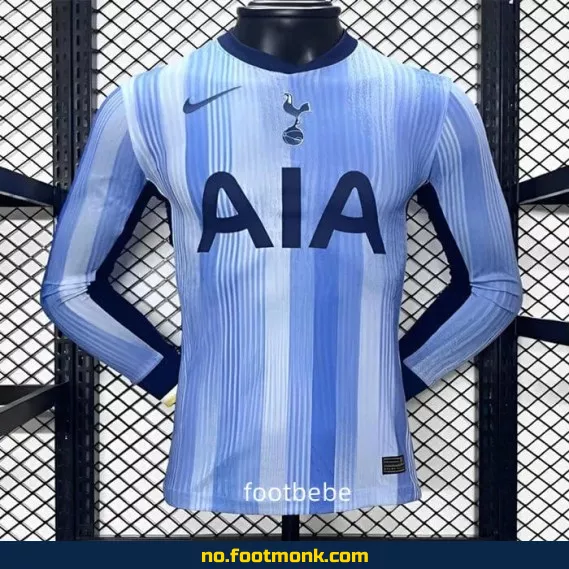 Tottenham 2024/2025 Bortedrakt Langermet Ekte Fotballdrakt – Kjøp Offisiell Fotballtrøye Online