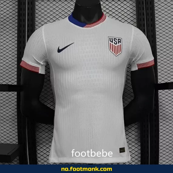 Hvit USA 2024 hjemmedrakt – Offisiell fotballdrakt for voksne og barn – Kjøp nå