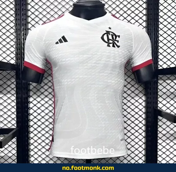 Flamengo 2024/2025 Hjemmedrakt Hvit – Offisiell Fotballdrakt for Voksne og Barn – Kjøp Nå