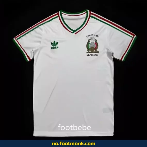 Mexico Fotballdrakt 2023/2024 Hjemmebane – Hvit Adicolor | Offisiell Fotballtrøye for Voksne og Barn
