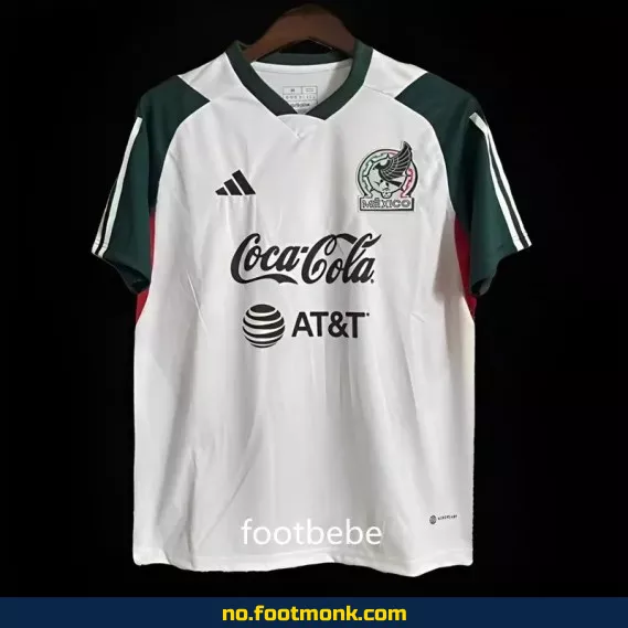Spesiell hvitt Mexico fotballdrakt 2023-2024 – Autentisk fotballtrøye for barn og voksne