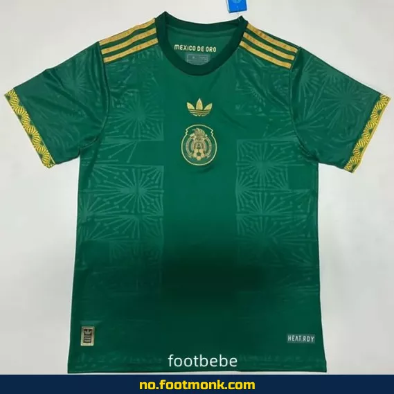 Mexicos fotballdrakt 2025-2026 grønn – offisiell drakt, fotballtrøye med navn, barn/voksen