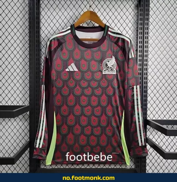 Offisiell Mexico hjemmedrakt 2024 Copa America langermet fotballdrakt – Kjøp nå