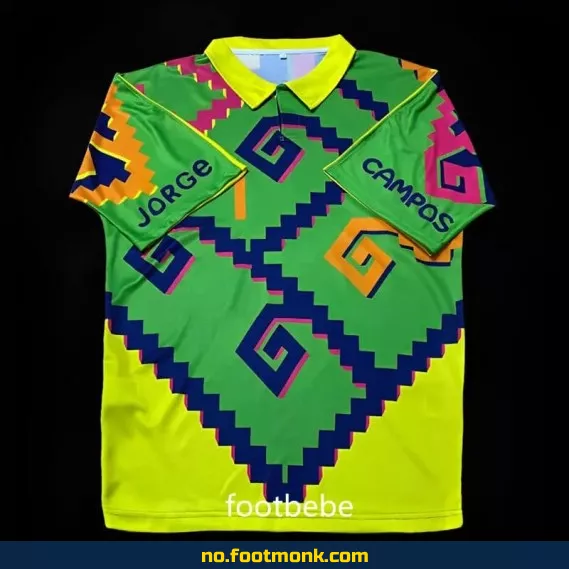 Vintage Mexico 1995 Keeperdrakt – Autentisk Fotballdrakt for Voksne og Barn