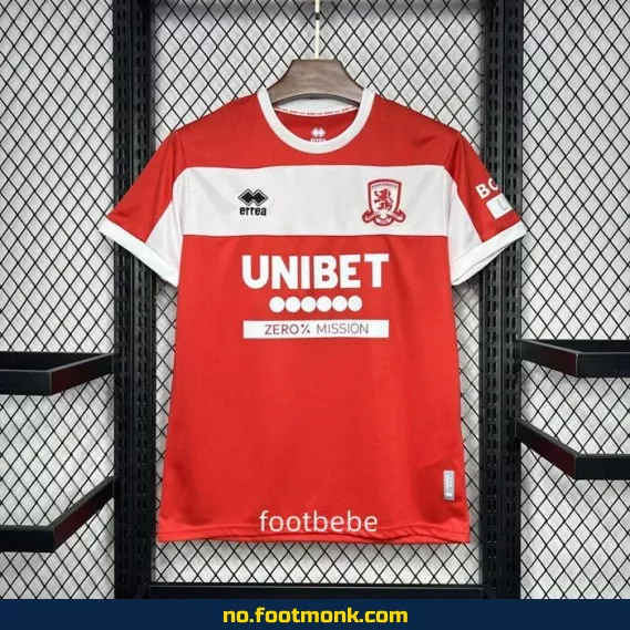 Middlesbrough hjemmedrakt 2024/2025 – Kjøp offisiell fotballdrakt | Fotballtrøye for barn og voksne