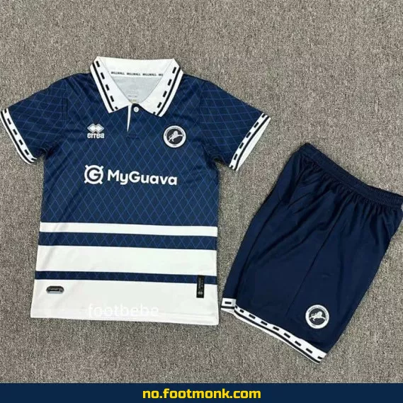 Millwall hjemmedrakt for barn 2024-2025 – Kjøp fotballdrakter for barn online