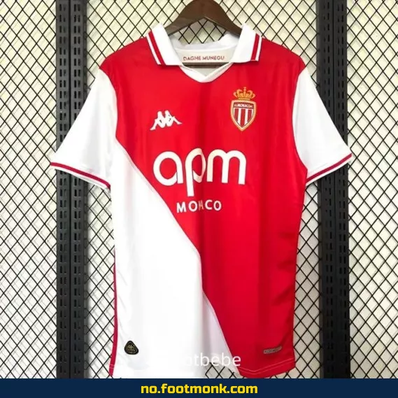 AS Monaco hjemmedrakt 2024/2025 – Offisiell fotballdrakt for voksne og barn