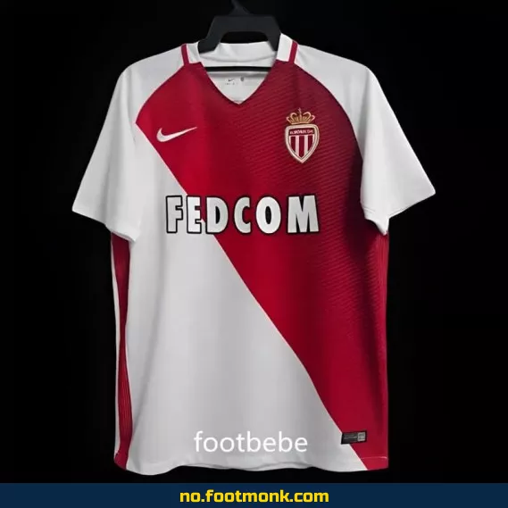 Monaco Vintage Hjemmedrakt 2016/2017 – Autentisk Fotballdrakt for Voksne og Barn