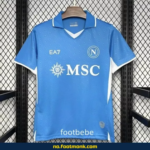 Napoli 2024/2025 Hjemmedrakt Blå – Fotballdrakt til Salgs | Offisiell Klubbdrakt for Voksne og Barn