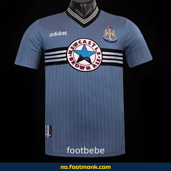 Newcastle United Vintage Fotballdrakt 1995-1996 (Bortedrakt) – Autentisk Retro Trøye for Voksne og Barn – Offisiell Klubbdrakt