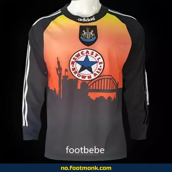 Newcastle United Vintage 1996-1997 Keeperdrakt med lange ermer – Autentisk fotballdrakt