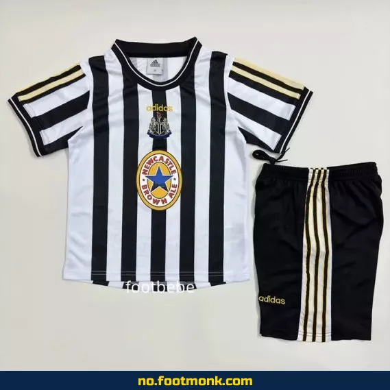 Newcastle United Vintage Fotballdrakt 1997 Hjemme – Barn