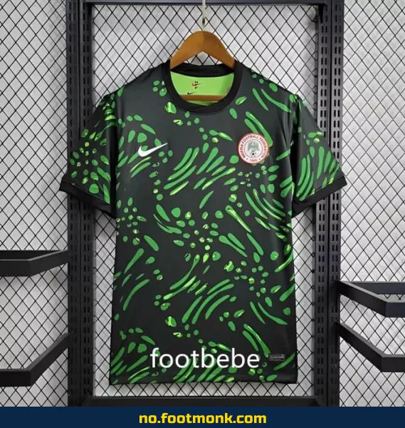 Nigeria 2024 fotballdrakt svart grønn – Offisiell drakt til salgs