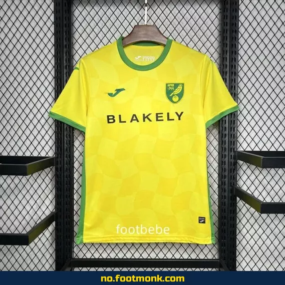 Norwich City hjemmedrakt 2024/2025 – Gul fotballdrakt for barn og voksne | Offisiell drakt | Kjøp fotballdrakter online