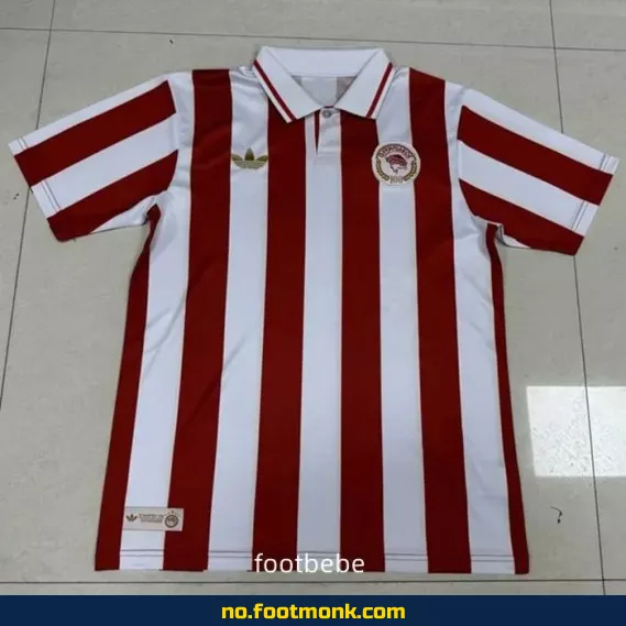 Olympiacos 100 års fotballdrakt 1925-2025 – Offisiell drakt for barn og voksne | Kjøp nå