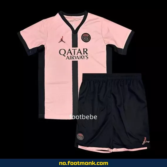 PSG Fotballdrakt for Barn 2024-2025 Tredje Drakt Rose – Offisiell Klubbdrakt