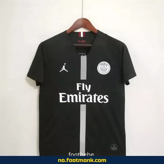 PSG Jordan vintage fotballdrakt 2018/2019 (svart) – Offisiell drakt, fotballtrøye for voksen/barn