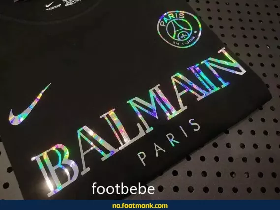 PSG X Balmain 2023-2024 svart fotballdrakt – Offisiell drakt for voksne og barn | Fotballtrøye med navn | Kjøp nå
