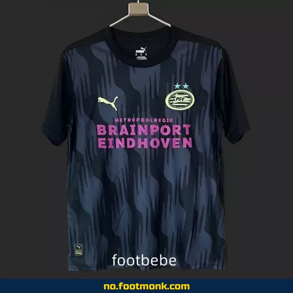 PSV Eindhoven 2024/2025 svart fotballdrakt – Offisiell drakt til salgs | Fotballtrøye for voksne og barn