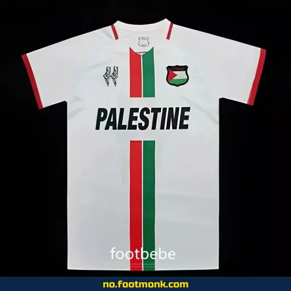 Palestina Fotballdrakt 2023-2024 Hvit – Autentisk Fotballtrøye for Voksne og Barn