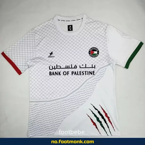 Palestina Fotballdrakt 2024-2025 Hvit – Autentisk Fotballtrøye med Navn, Offisiell Klubbdrakt for Barn og Voksne – Kjøp Nå på Nett