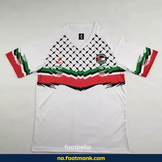 Spesialdesign Palestina fotballdrakt 2024-2025 Hvit – Autentisk fotballdrakt for barn og voksne