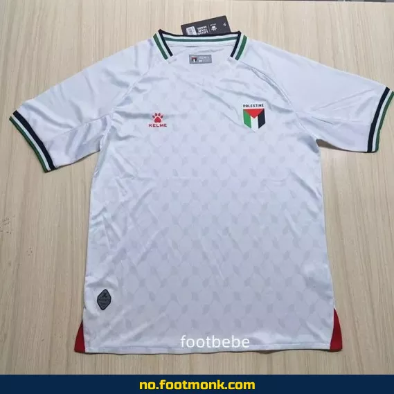 Palestina Fotballdrakt 2024-2025 Hvit – Offisiell Klubbdrakt, Fotballtrøye med Trykk, Replica for Voksne og Barn