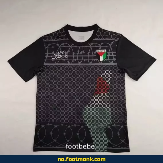 Palestina Fotballdrakt 2024-2025 Svart Spesialutgave – Offisiell Klubbdrakt
