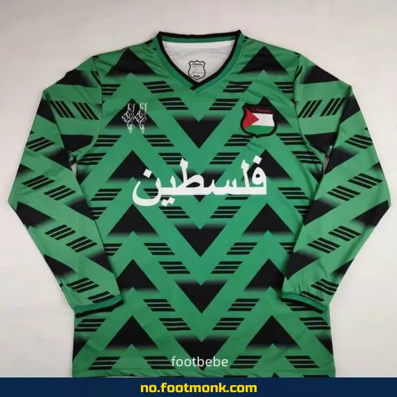 Palestina Fotballdrakt 2024/2025 – Grønn Langermet Trøye – Offisiell Klubbdrakt – Fotballdrakter for Voksne og Barn – Kjøp Nå