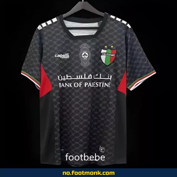 Palestino 2024-2025 bortedrakt (borte) svart – Offisiell fotballdrakt for voksne og barn – Kjøp nå