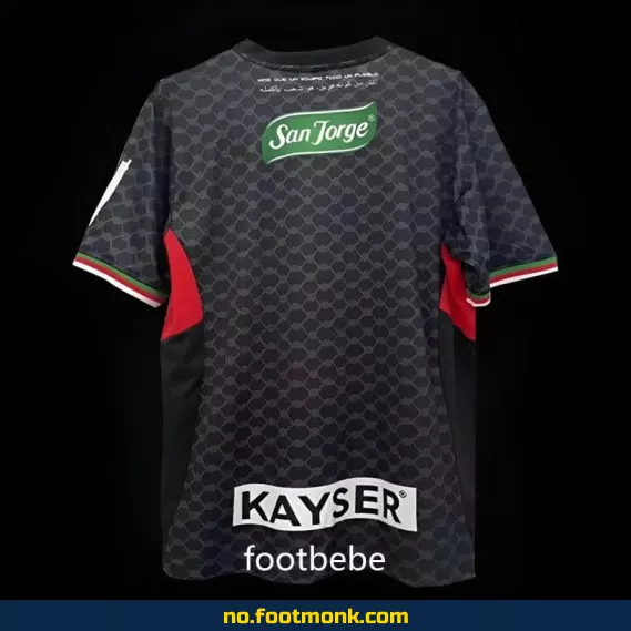 Palestino 2024-2025 bortedrakt (borte) svart – Offisiell fotballdrakt for voksne og barn – Kjøp nå