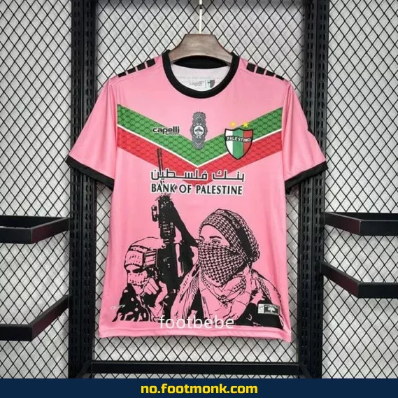 Palestino 2024-2025 spesialutgave rosa fotballdrakt – offisiell drakt til salgs
