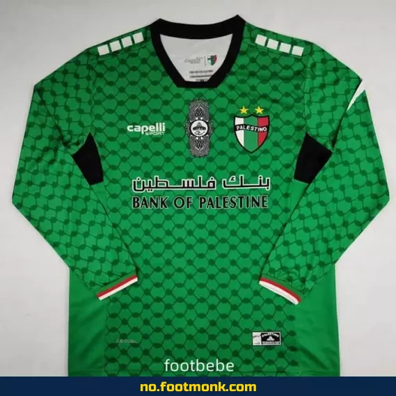 Palestino 2024-2025 langermet fotballdrakt i grønn – Offisiell drakt til salgs | Fotballtrøye for voksne og barn