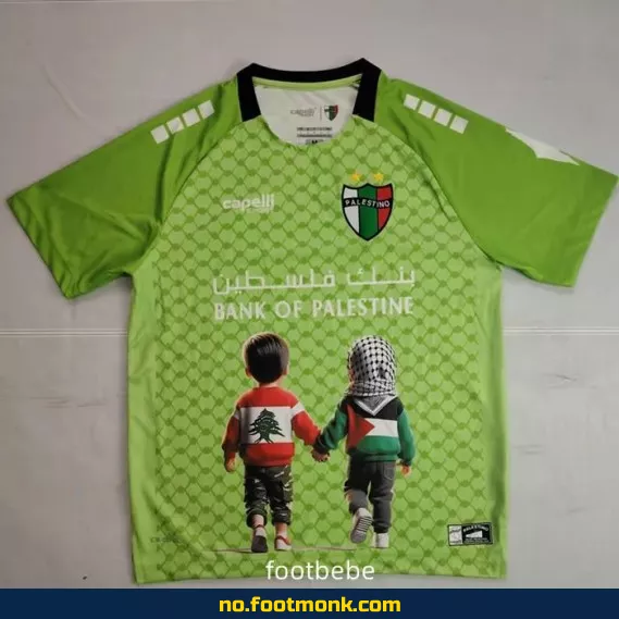 Palestino 2025-2026 Spesialutgave Fotballdrakt – Grønn | Offisiell Klubbdrakt | Barn og Voksne | Fotballtrøye med Trykk