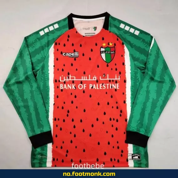 Palestino 2025-2026 Bortedrakt med lange ermer – Offisiell fotballdrakt for voksne og barn | Kjøp nå
