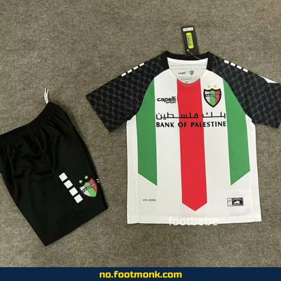 Palestino Hjemmedrakt for Barn 2025/2026 – Fotballdrakt med Trykk | Kjøp Billige Fotballklær Online