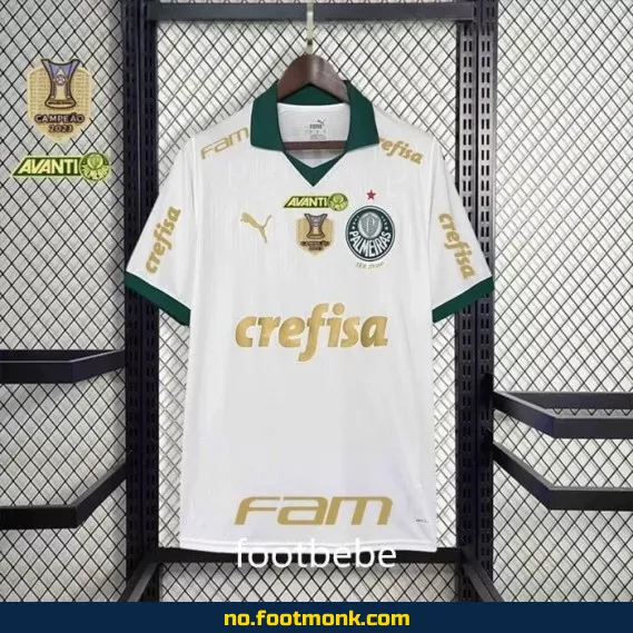 Palmeiras 2024/2025 bortedrakt med sponsor – Ekte fotballdrakt for voksne og barn | Kjøp nå