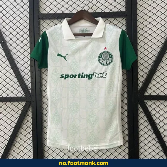 Palmeiras Fotballdrakt 2025-2026 Hvit – Offisiell Klubbdrakt for Barn og Voksne | Kjøp Nå